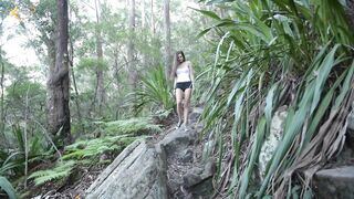 Australian Charlotte Star Gets Naughty In Nature Solo Bushwalking Masturbation