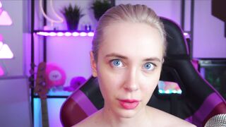 Asmr Blowjob Deep Throat From Cute Blonde - Mia Delphy