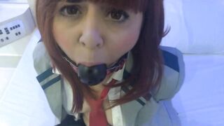 Uraraka Ochako Tied Up Gagged Spanked And Fucked