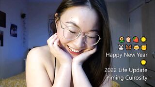 2022 Life Update - Asian Chinese Camgirl Yiming Curiosity - Happy New Year