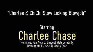 Chichi Medina And Charlee Chase Give You A Double Blowjob