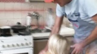 Face Fucking The Dutch Blonde Slut Hard Just To Feel