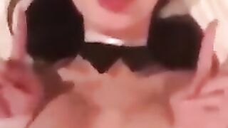 Cute Guy Being Fucked In Playboy Costume