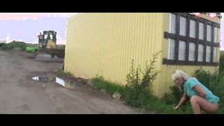 German Amateur Milf Fucking At Construction Area