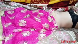 Indian Married Couple Wedding Night Enjoy