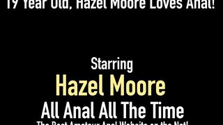 Y. Hazel Moore Gaped, Tongue Fucked & Ass Pounded