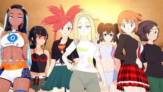 Into The Pokemon Verse Vol 1 - Sex Party With 7 Poke Girls (Nessa, Misty, Flannery And More)