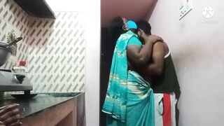 Tamil Wife Kitchen Sex Night Time Standing Position Sex