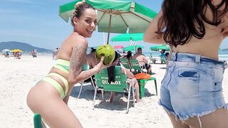 After The Beach With The Novinhas I Won A Bárbaro Blowjob! (Rennan Luna, Coupleluna, Gabbie Luna And Barbara Alves) Full Video On Red