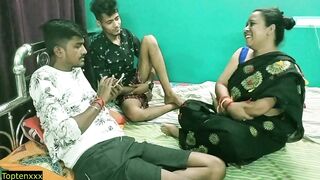 Indian Hot Wife Shared With Friend! Real Hindi Sex