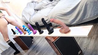 Choosing The Best Of The Best! Doing A New Challenge Different Dildos Test (With Bright Orgasm At The End Of Course)