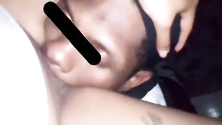 Thug Sucks The Life Out My Pussy Then I Give Him A Lil Blowjob Afterwards