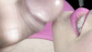 Close Up Creamy Blowjob