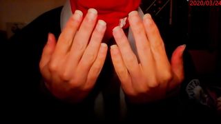 Hands Fetish Asmr Before And After Biting Nails Sloppy Sucking Fingers