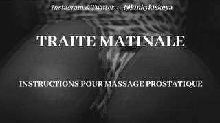 Audio Hypnotique: Traite Matinale (Instructions Massage De Prostate)