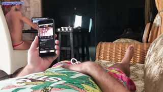 Hot Pov Blowjob, Fuck And Cum Play With Neighbour Who I Caught Masturbated. Cum In Mouth