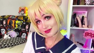 Himiko Toga Pissing, Deepthroat And Anal And Pussy Masturbation To Squirt