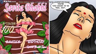 Savita Bhabhi Episode 100 - Savita's Birthday