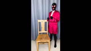 Latex Chair Bondage And Fucking