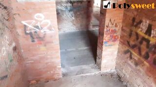 Fucked Her Bf In An Abandoned Building (Pegging)