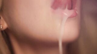 Artistic Amateur Blowjob With Huge Throbbing Oral Creampie - Pulsating Cum In Mouth