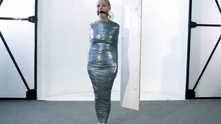 Duct Tape Mummification Hanging Around - Extreme Tight And Sexy