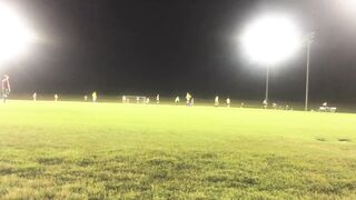 Cock Thirsty Fangirl Masturbates In Public At Soccer Game & Cums