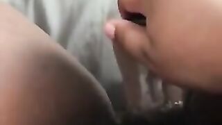 Ebony Girl Using Dildo