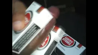 I Covered A Lucky Strike Carton With Cum