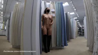 Exploring A Store Completely Naked