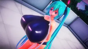 Imbapovi - Miku Uses Huge Water Breasts For A Good Cause