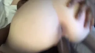 Creamy Pussy Bubble Butt Teen Riding Big Dick