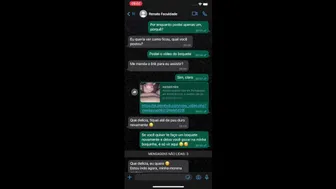 Amante Da Faculdade Me Mandou O Link Pelo Whatsapp Do Vídeo Que Ela Postou Me Fazendo Um Boquete