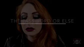 The Password Or Else Free Preview