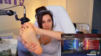 Alinity - Twitch Streamers Sexy Feet / Soles Compilation