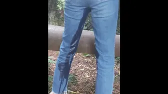 Public Wetting Jeans