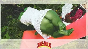 She Hulk Xxx Parody - She Hulk Naked Takes A Shower