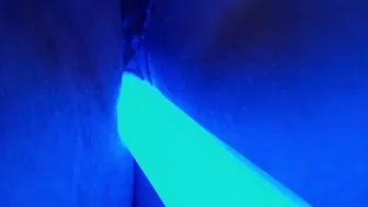 Nerdy Chick Cums Hard On Lightsaber