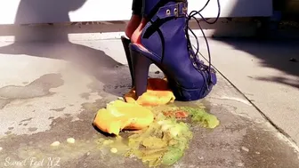 Fruit Squirting With Sweet Feet