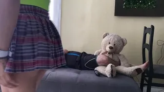 I Record Myself Masturbating At My Stepfather's House With Him By My Side