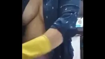 The Girl From The Trade Shows Me Her Tits