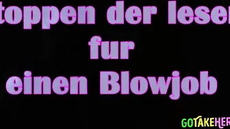 Stoppen Der Lesen Frur Einen Blowjob