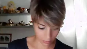 Very Beautiful Short Hair Girl