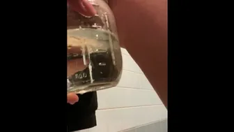 Filling Up A Mason Jar