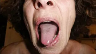 Granny Passion Mouth Open