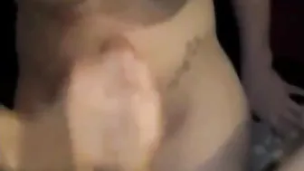 Pierced Nipples Gf Taking Huge Cumshot