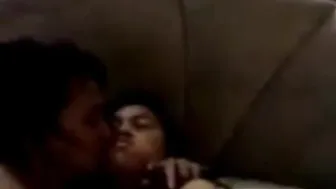 Indonesian Couple Having Fun Before Making Love