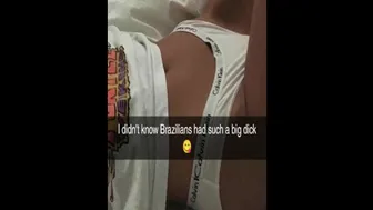 Hot Latina Meets Big Dick Brazilian On Their Famous Snapchat