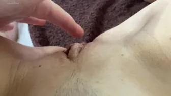 Pov - Wet Pussy Close Up. Fingering Pink Pussy