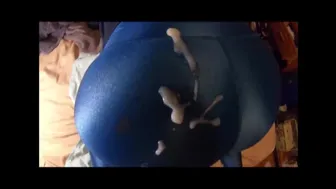 Spandex Load Of Thick Cum On Shiny Blue Spandex